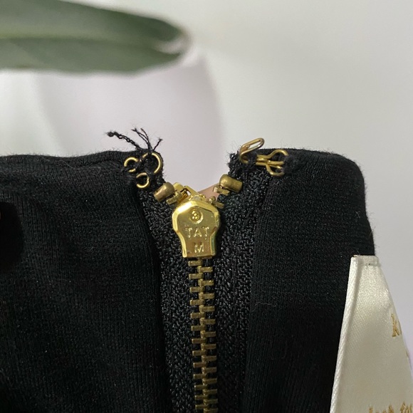 Kate Spade Black Shift Dress 3/4 Sleeve Size Small - Picture 9 of 9